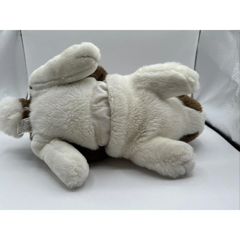 Vintage Cascade Toy‎ Rabbit Hand Puppet Brown White Plush Bunny Stuffed Animal